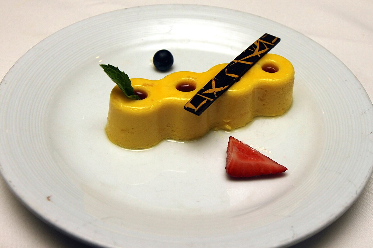 Pudding jar mango milky cheese