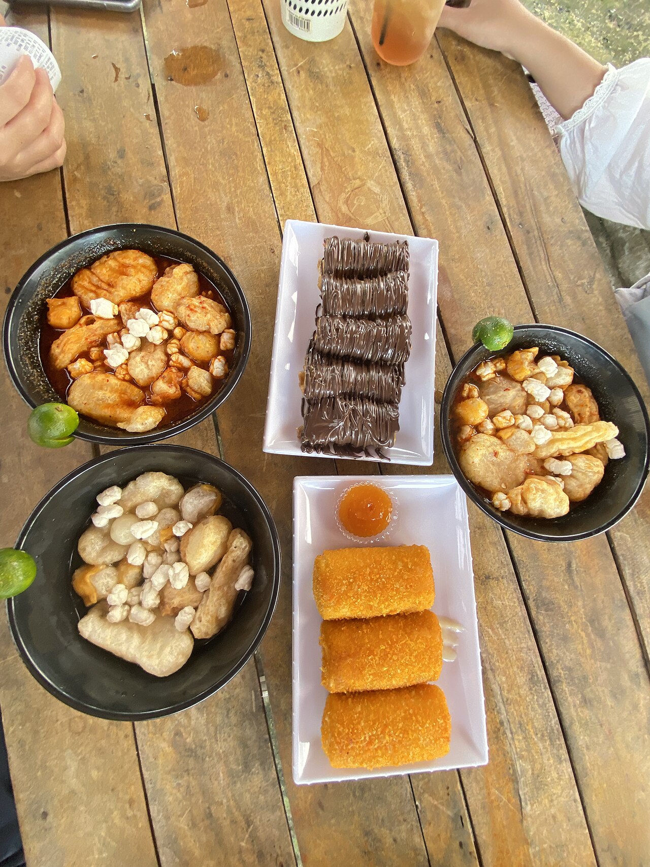 Risol coklat matcha goreng